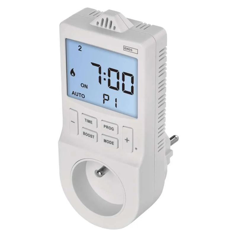 Smart termostat EMOS do zásuvky s funkcí digitálního časovače 2v1 s WiFi