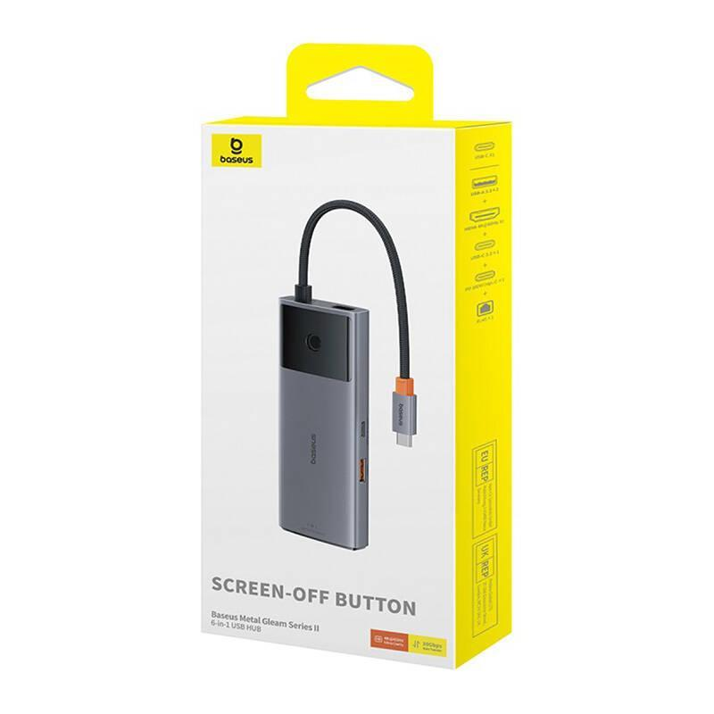 Dokovací stanice BASEUS Metal Gleam 2 6v1