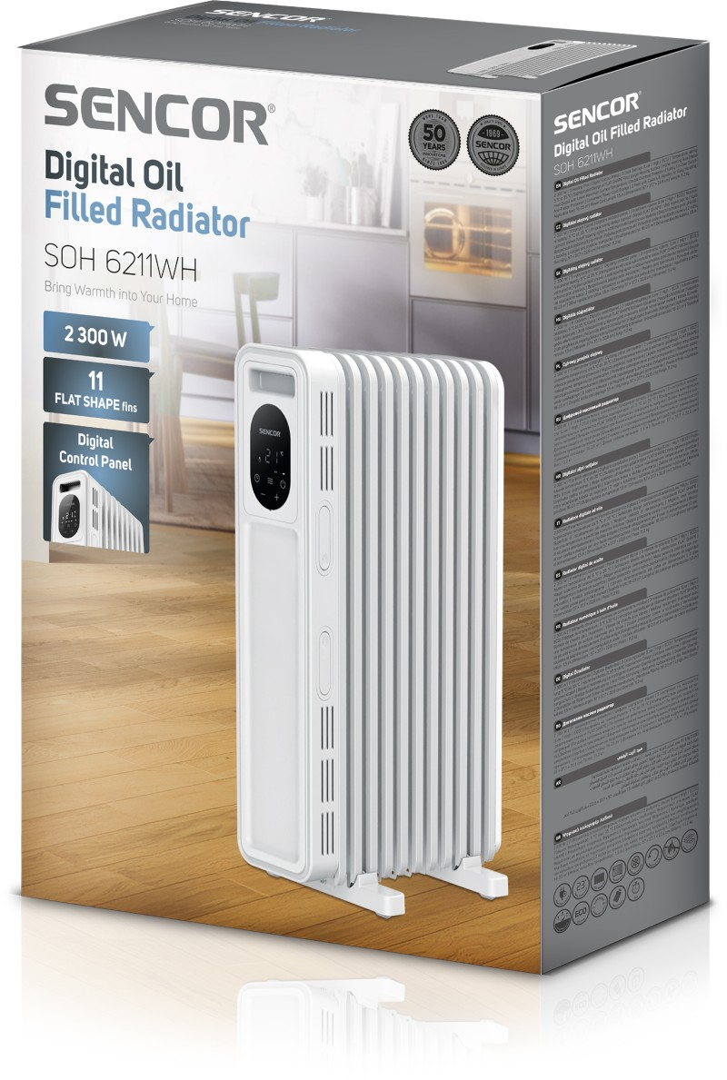 Radiátor olejový SENCOR SOH 6211WH