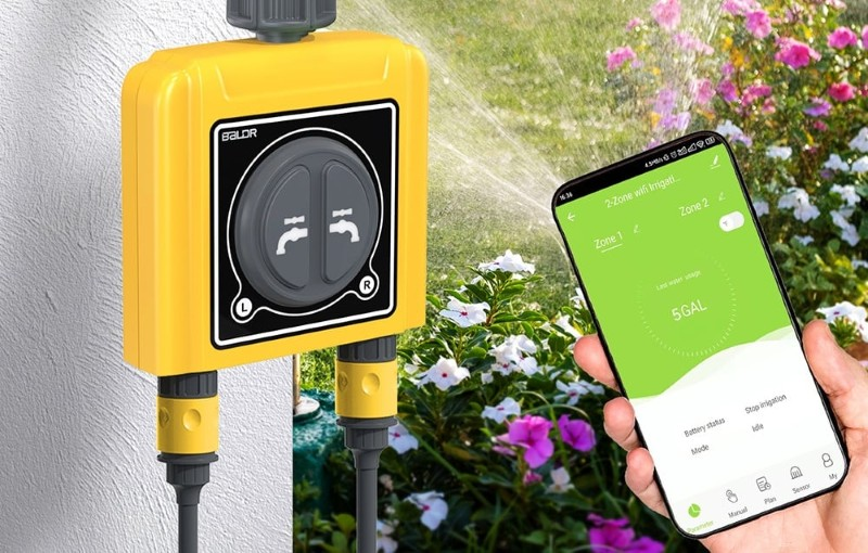 Dvouzónový ovladač zavlažování RAINPOINT TTV203FRF