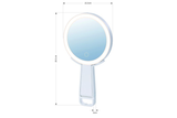Zrcátko kosmetické IMMAX Sweet Make Up 09103L