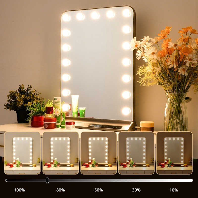 Zrcátko kosmetické IMMAX Hollywood Make Up 09101L