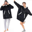 Mikinová deka  4L 10793b Black