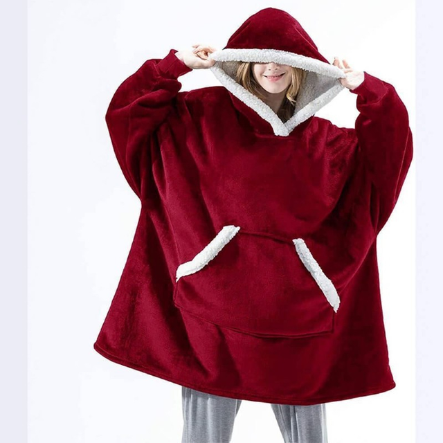 Mikinová deka  4L 10793 Red