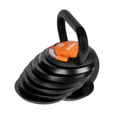 Kettlebell REBEL RBA-2324-18 18kg s nastavením nosnosti
