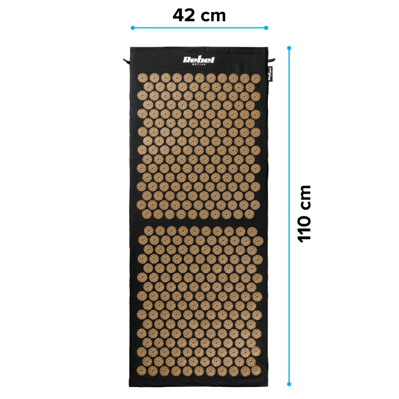 Akupresurní podložka REBEL RBA-6012-GL 110x42cm
