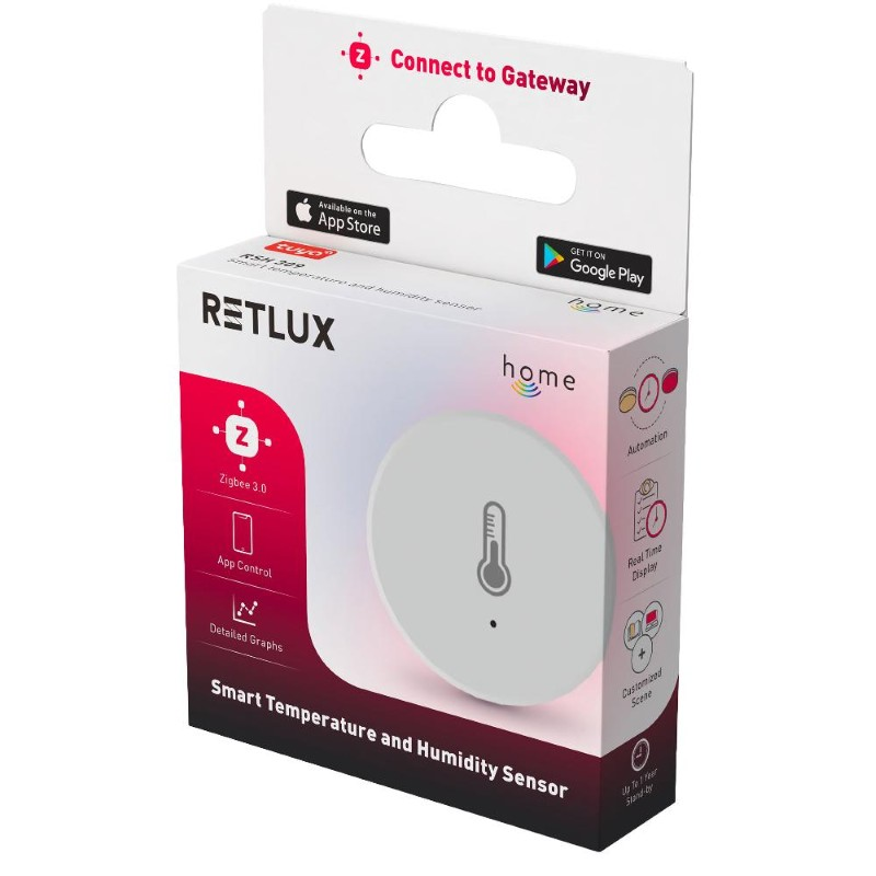 Smart senzor teploty a vlhkosti RETLUX RSH 309 ZigBee