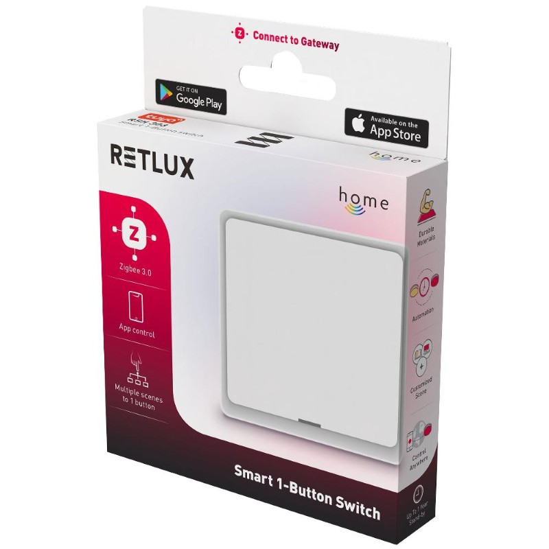 Smart vypínač osvětlení RETLUX RSH 303 ZigBee