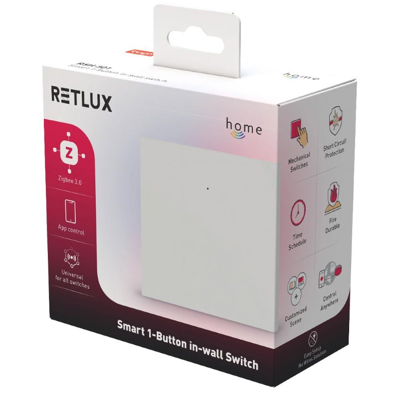 Smart vypínač osvětlení RETLUX RSH 301 ZigBee