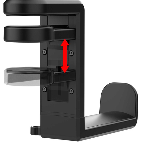 Držák na sluchátka YENKEE YHS 02BK Hinge