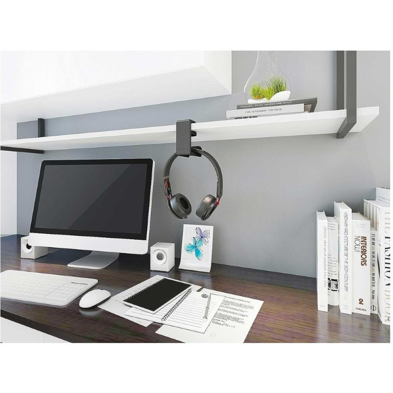 Držák na sluchátka YENKEE YHS 02BK Hinge
