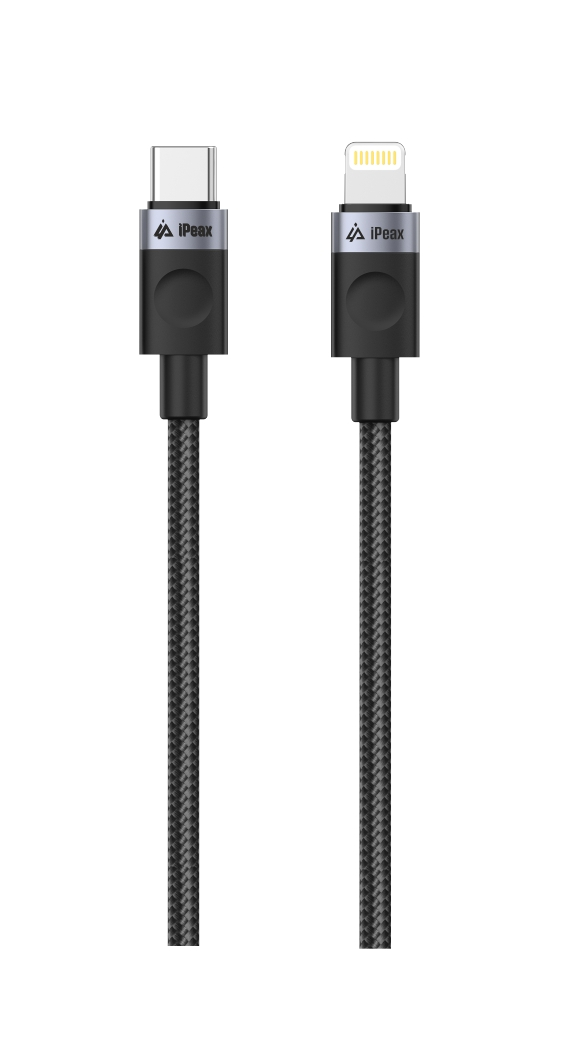 Kabel iPEAX 90010106 USB-C/Lightning 1,5m Black
