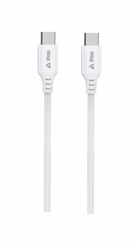 Kabel iPEAX 90010110 USB-C/USB-C 1m White