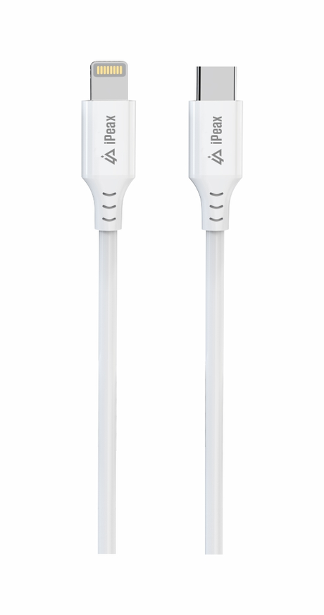 Kabel iPEAX 90010111 USB-C/Lightning 1m White
