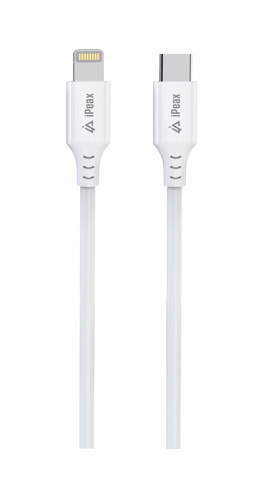 Kabel iPEAX 90010111 USB-C/Lightning 1m White