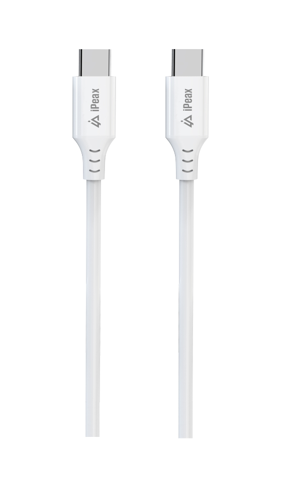 Kabel iPEAX 90010114 USB-C/USB-C 1,5m White