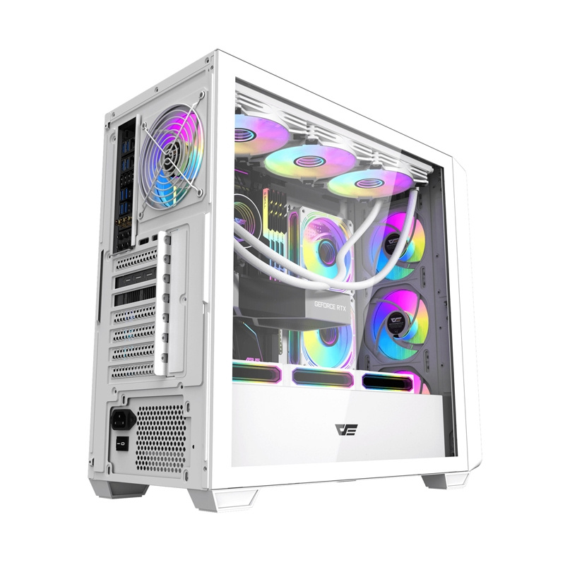 Počítačová skříň DARKFLASH DS900WD White