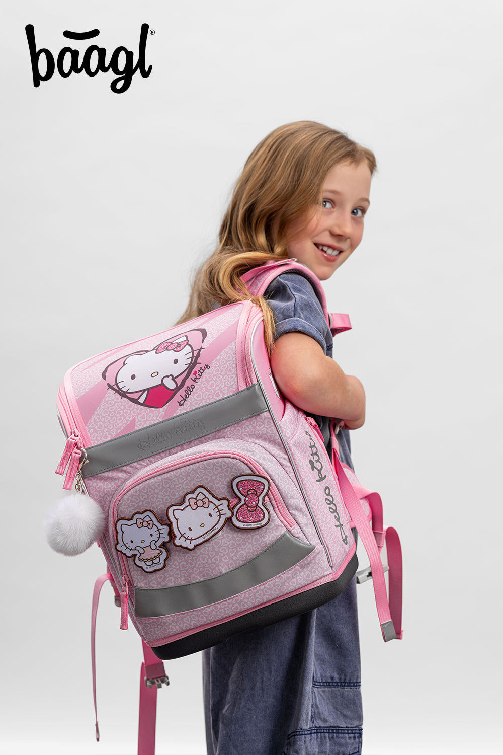 Aktovka školní BAAGL Zippy Plus Hello Kitty Sweet Leopard