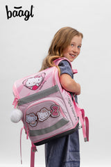 Aktovka školní BAAGL Zippy Plus Hello Kitty Sweet Leopard