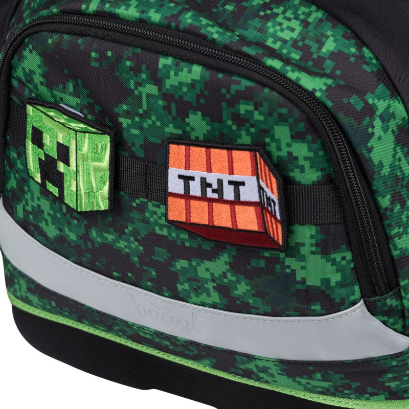 Aktovka školní BAAGL Zippy Plus Minecraft Boom