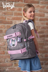 Batoh školní BAAGL Skate Kuromi Grey