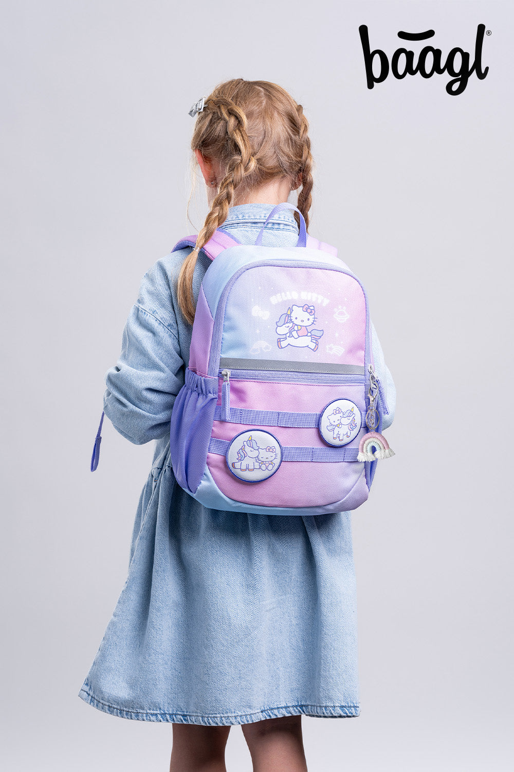 Batoh školní BAAGL Buddy Hello Kitty Unicorn
