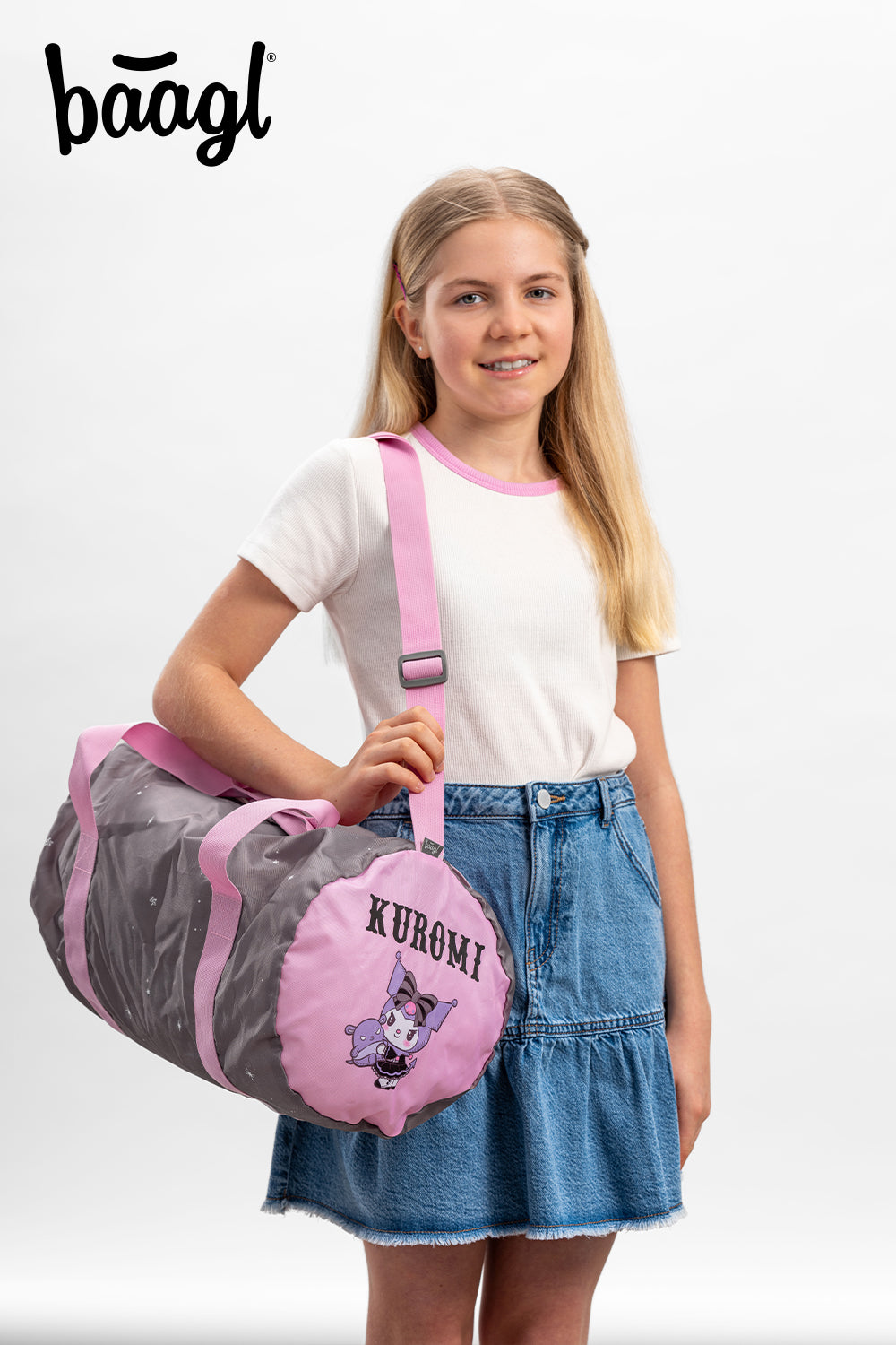 Taška sportovní BAAGL Hoop Kuromi Grey