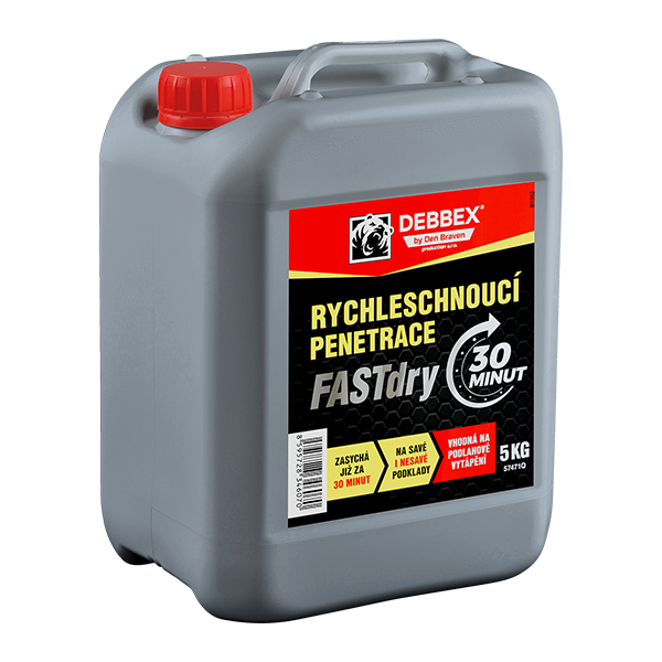 Penetrace rychleschnoucí DEBBEX FASTdry 5kg