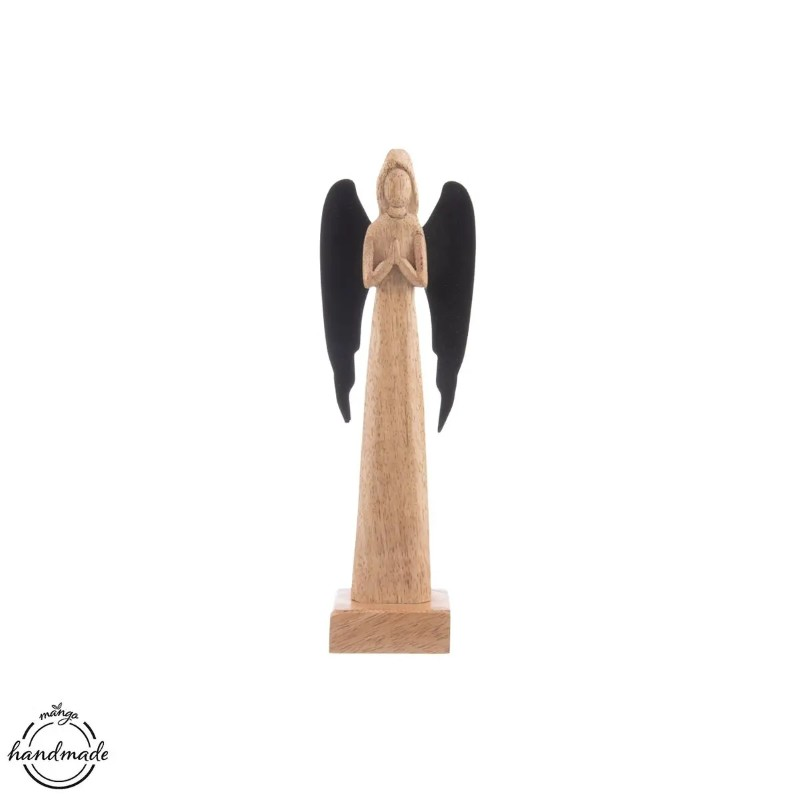 Anděl z mangového dřeva ORION 27cm