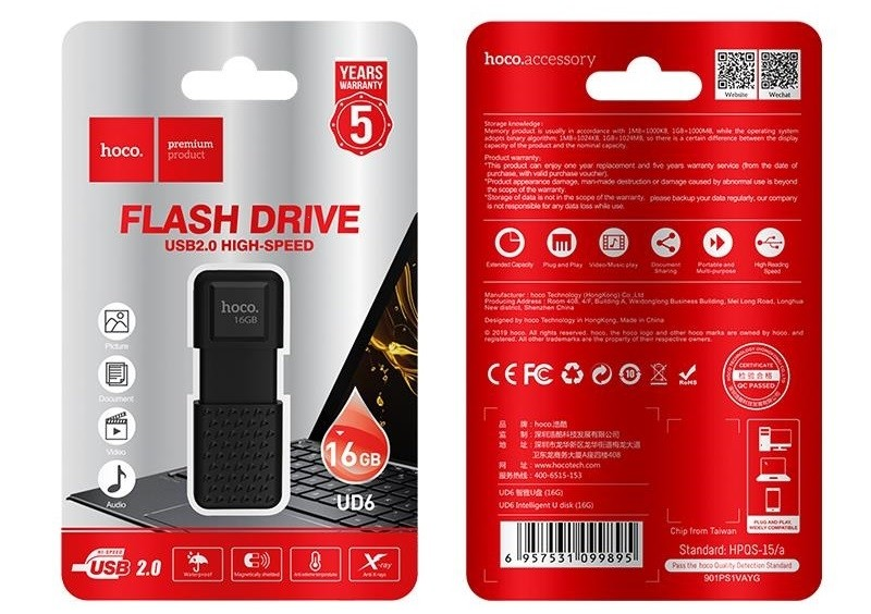 Flash disk HOCO UD6 USB 2.0 16GB