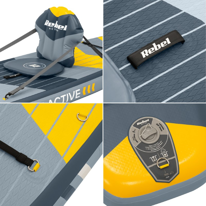 Paddleboard REBEL RBA-4512 Grey