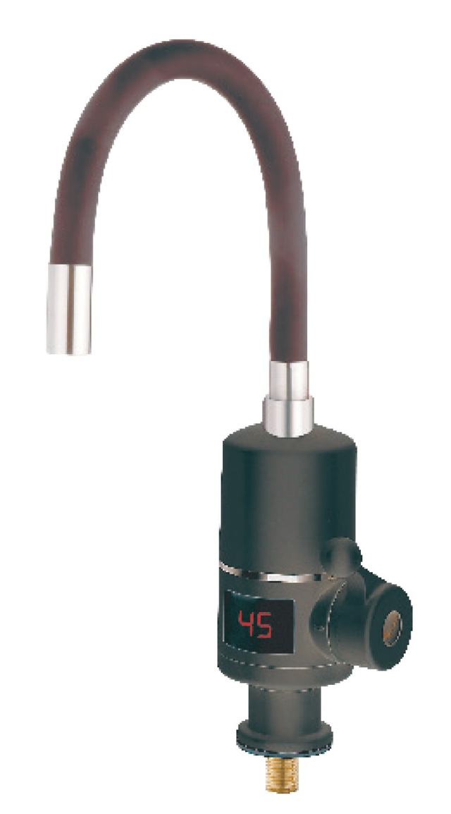 Dřezová baterie MIXXUS ELW06-EF-2BLACK s elektrickým ohřevem vody