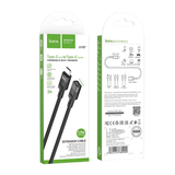 Kabel prodlužovací HOCO U107 USB-C/USB-C 1,2m Black