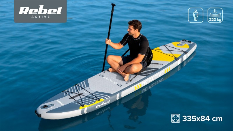 Paddleboard REBEL RBA-4518-G Grey