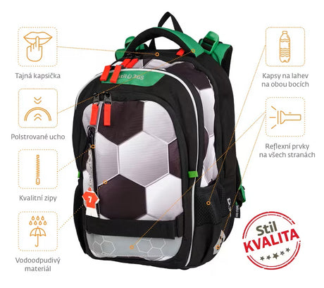 Batoh školní STIL Junior Soccer