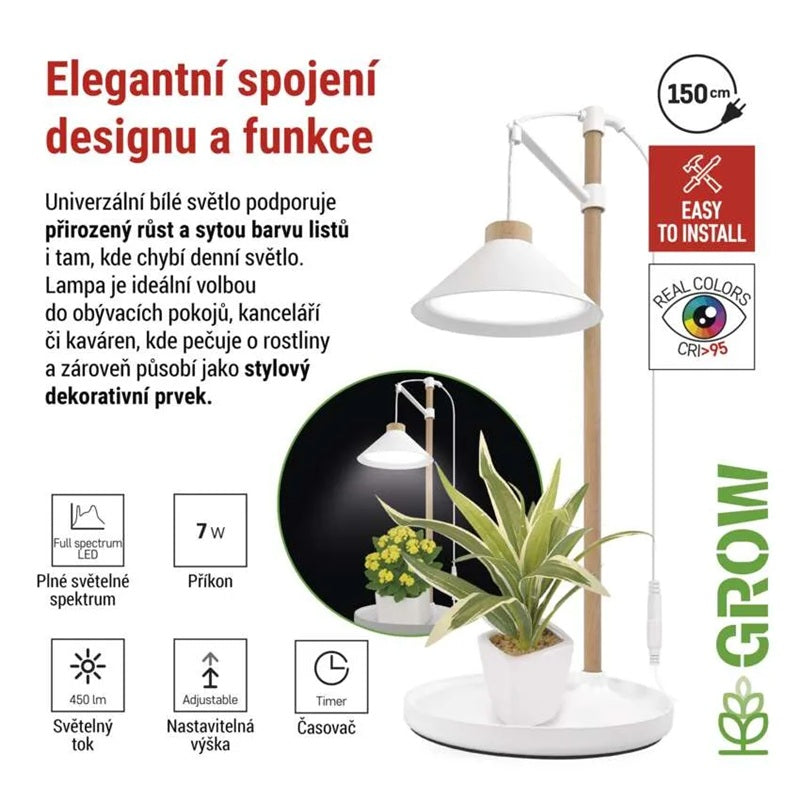 Lampa pěstební EMOS Z7905 Grow 7W