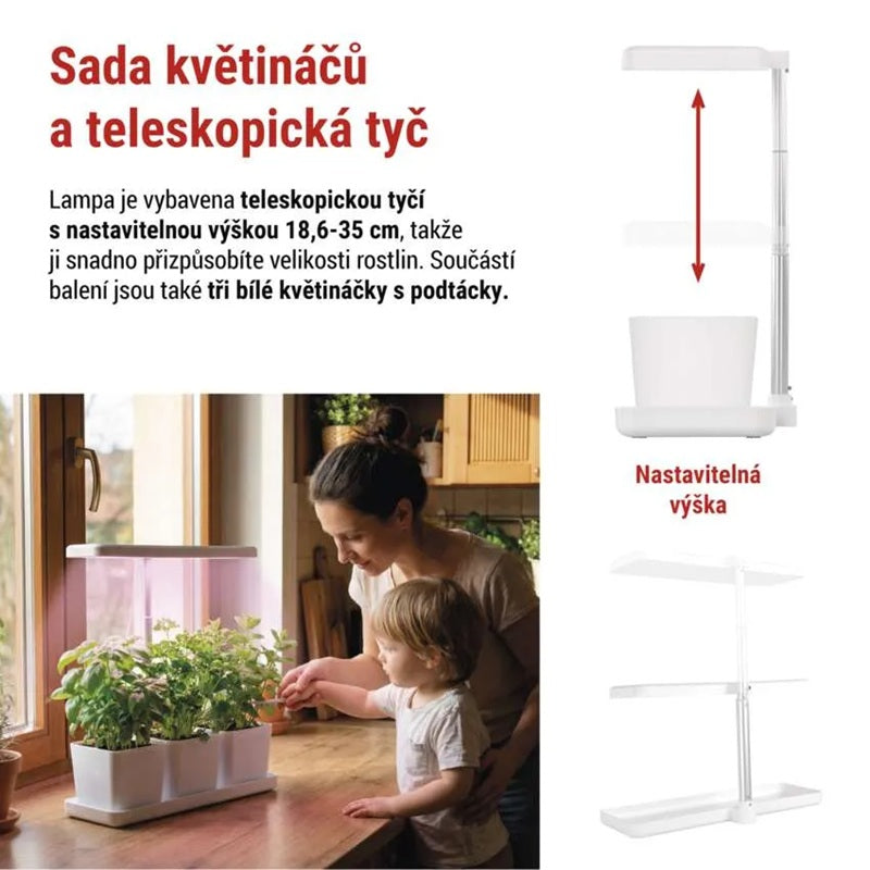 Lampa pěstební EMOS Z7904 Grow 7W
