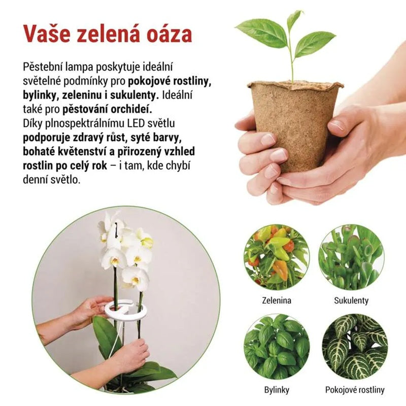Lampa pěstební EMOS Z7902 Grow 8W