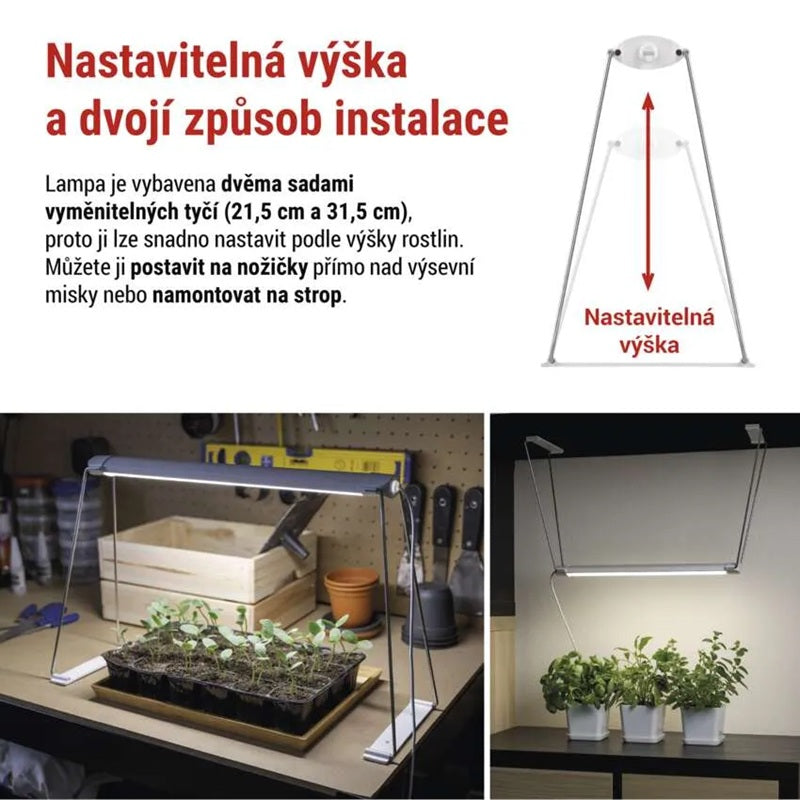Lampa pěstební na sazenice EMOS Z7903 Grow 15W