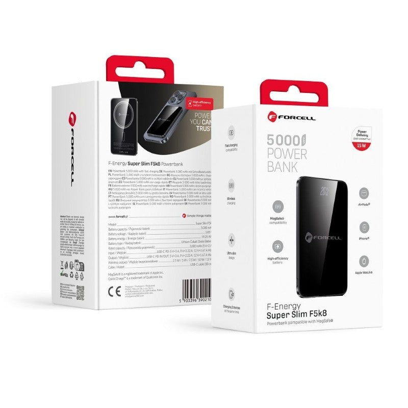 PowerBank FORCELL F-Energy Super Slim F5k8 5000mAh