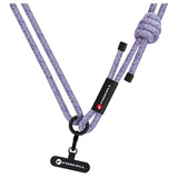 Crossbody šňůrka FORCELL F-Design S10X165 Purple - nastavitelná