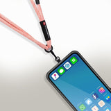 Crossbody šňůrka FORCELL F-Design S10X165 Pink - nastavitelná
