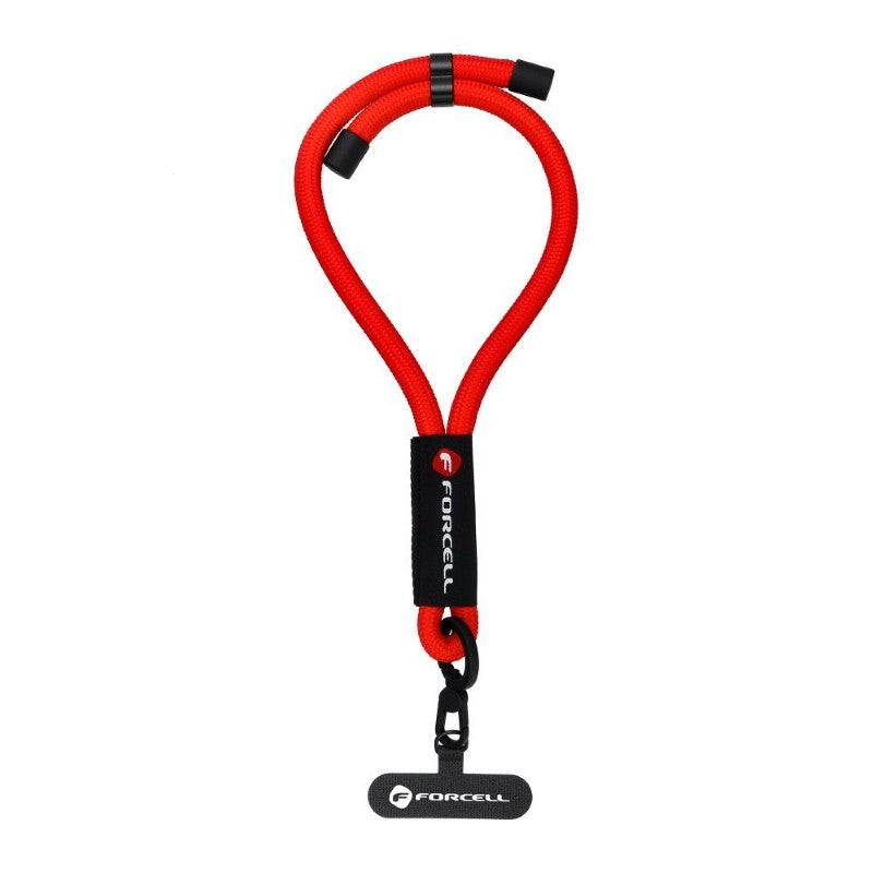 Šňůrka na zápěstí FORCELL R10X40 Red - nastavitelná
