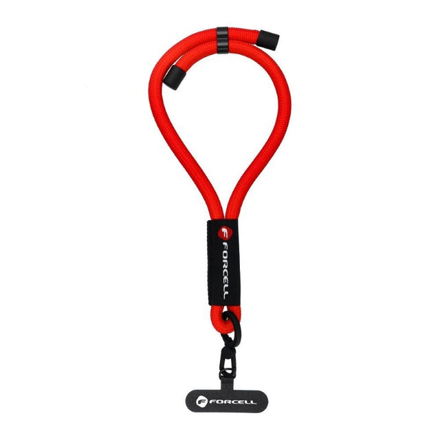 Šňůrka na zápěstí FORCELL R10X40 Red - nastavitelná