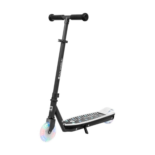 Koloběžka elektrická REBEL Fun Wheels Light Black dětská