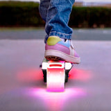 Koloběžka elektrická REBEL Fun Wheels Light Blue dětská