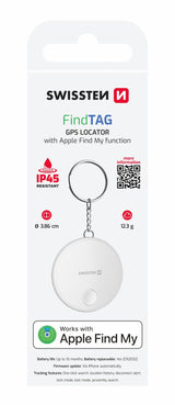Smart lokátor SWISSTEN Find Tag White