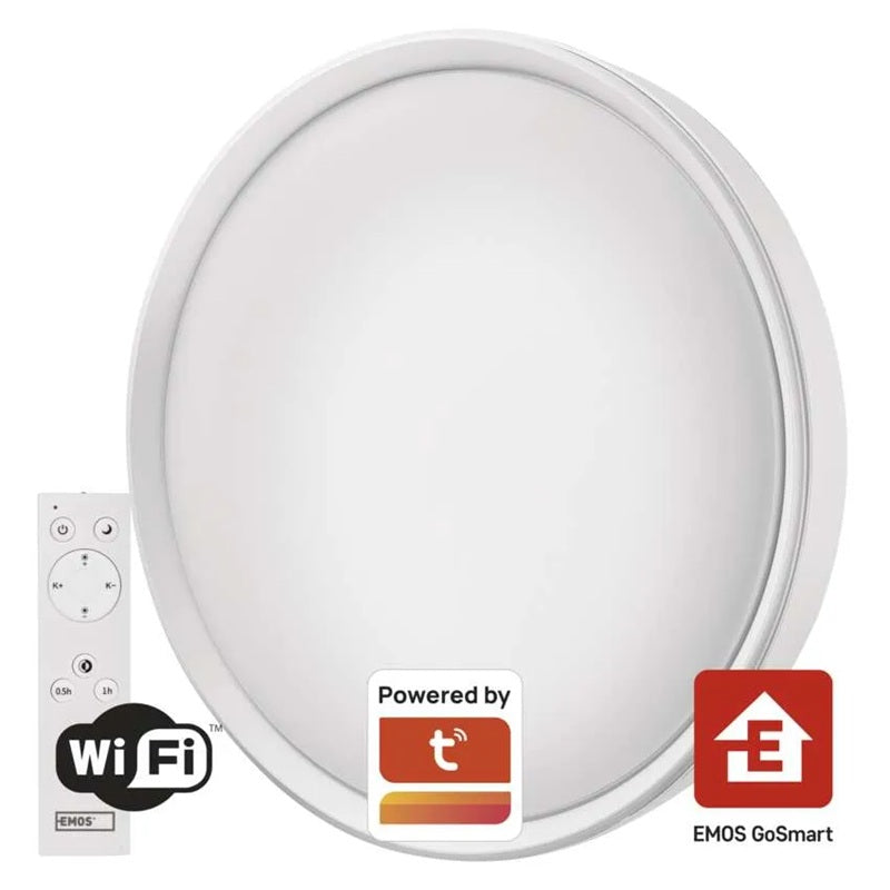 Chytré LED svítidlo GoSmart, přisazené, kruhové EMOS ZM5192 45W WiFi Tuya