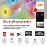 Smart LED bodové svítidlo – řetěz EMOS ZIW15CR WiFi Tuya