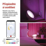 GoSmart LED ambientní lampa EMOS ZCW11WR, bílá, teplá bílá–studená bílá/ RGB, WiFi